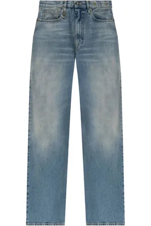 R13 Femme, Jeans, Bleu, Taille: W24 Jean Large