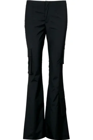Serafini Femme, Pantalons, Noir, Taille: 38 FR Pantalon Évasé