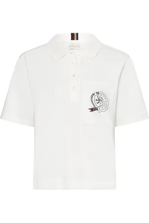 Tommy Hilfiger Femme, Tops, Blanc, Taille: 38 FR Polo Tommy Icons Logo