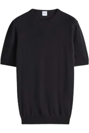 Aspesi Homme, Pulls, Noir, Taille: S T-shirt en coton noir