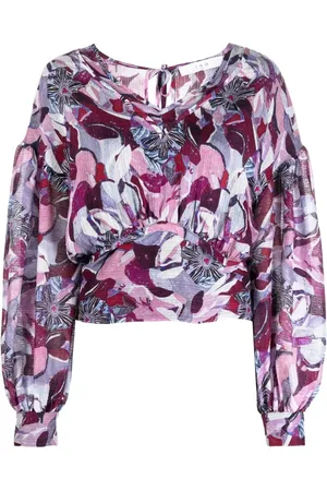 IRO Femme, Blouses et Chemises, Violet, Taille: 42 FR Blouse Décontractée Violette Dunna Top