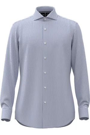HUGO BOSS Homme, Chemises, Bleu, Taille: 6XL Chemise Slim Fit Bastoncino
