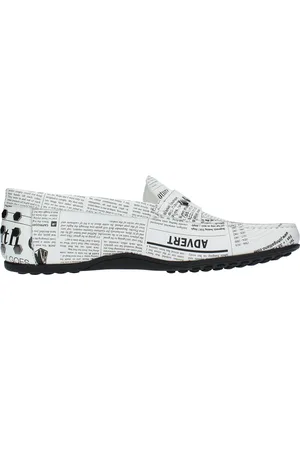 John Galliano Homme, Chaussures, Blanc, Taille: 40 EU Chaussures plates Blanches