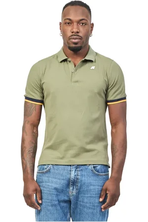 K-Way Homme, Tops, Vert, Taille: S Polo en Coton Stretch