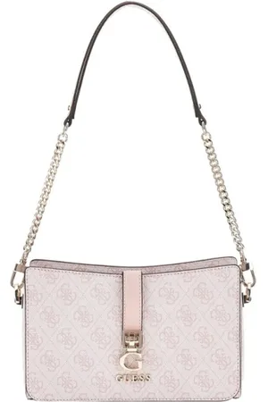 Guess Femme, Sacs, Rose, Taille: ONE Size Sac Rose avec Détails Dorés