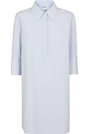 Jil Sander Femme, Robes, Bleu, Taille: 42 FR Chemise Vendredi