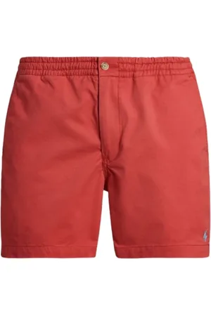 Ralph Lauren Homme, Shorts, Rouge, Taille: L Short Prepster Classique en Mélange de Coton