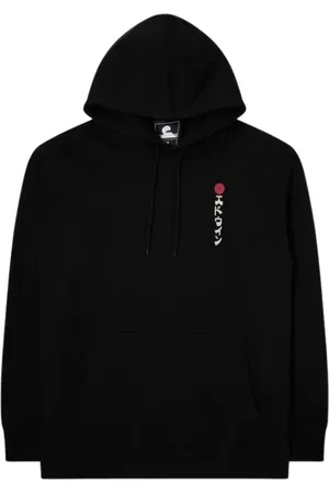 Edwin Homme, Sweatshirts et sweats à capuche, Noir, Taille: S Kamifuji Sweat à capuche