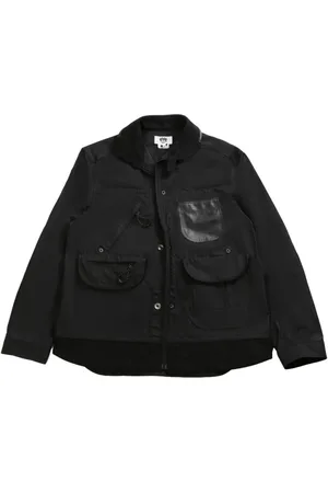JUNYA WATANABE Homme, Vestes, Noir, Taille: M Veste Légère Noire avec Poches