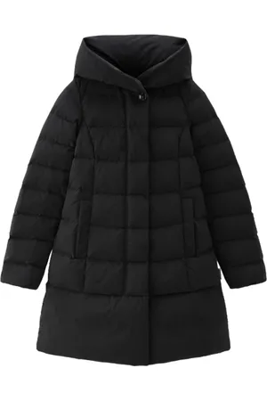 Woolrich Femme, Manteaux, Noir, Taille: 36 FR Puffy Prescott Parka
