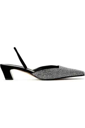 Khaite Femme, Chaussures, Noir, Taille: 39 EU Escarpins en daim noir ornés de clous