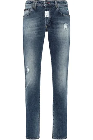 Philipp Plein Homme, Jeans, Bleu, Taille: W29 Pantalon Décontracté