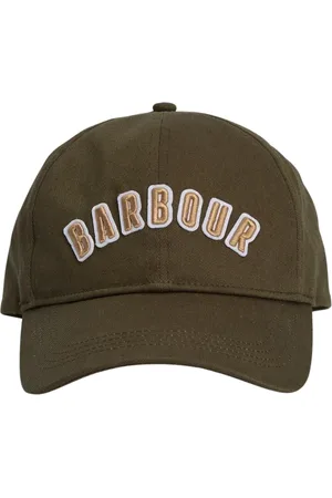 Barbour Homme, Accessoires, Vert, Taille: ONE Size Casquette à Visière en Coton Vert Campbell