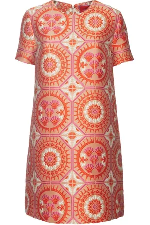 La DoubleJ Femme, Robes, , Taille: 38 FR Mini Robe Trapèze Jacquard Soleil