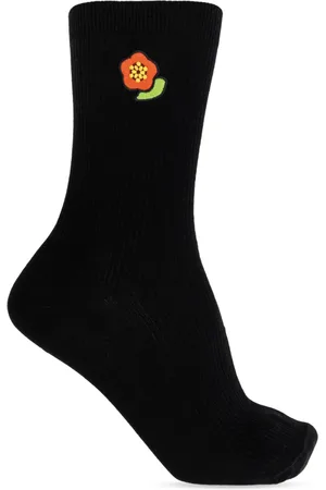 Kenzo Homme, Sous-vêtements, Noir, Taille: XS Chaussettes Chevilles Brodées Crest