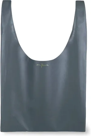 Cortana Femme, Sacs, Gris, Taille: ONE Size Petit sac shopper en cuir gris anthracite