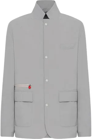 Kiton Homme, Vestes, Gris, Taille: M Veste Performance Grise Coupe Sport Chic