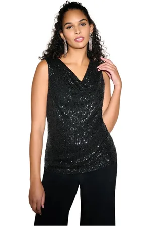 Joseph Ribkoff Femme, Tops, Noir, Taille: 40 FR Haut sans Manches