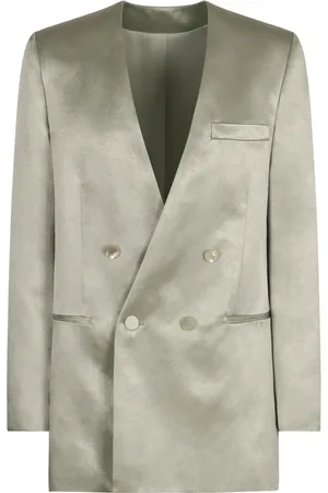 Serafini Femme, Vestes, Vert, Taille: 36 FR Blazer Croisé Classique