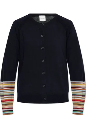 Paul Smith Femme, Pulls, Bleu, Taille: 40 FR Cardigan Boutonné