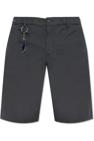 Paul & Shark Homme, Shorts, Bleu, Taille: 2XL Bermuda ultraléger en popeline de coton avec cordon de serrage