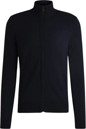 HUGO BOSS Homme, Pulls, Noir, Taille: S Veste Élégante