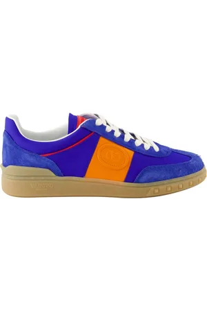 VALENTINO GARAVANI Homme, Chaussures, Bleu, Taille: 39 1/2 EU Baskets Upvillage en Cuir Bleu