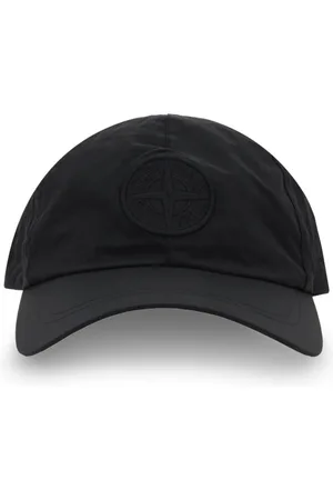 Stone Island Homme, Accessoires, Noir, Taille: M Casquette Logo