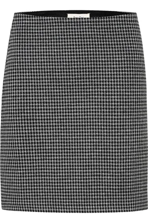 Part Two Femme, Jupes, Noir, Taille: 44 FR Jupe flatteuse à imprimé classique et taille élastique