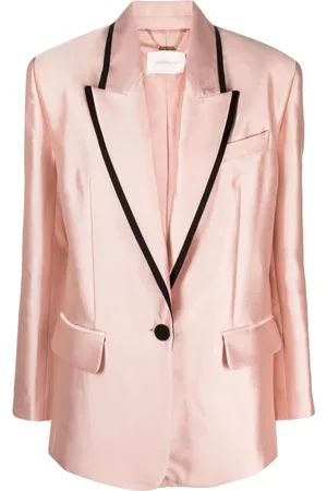 ZIMMERMANN Femme, Vestes, Rose, Taille: 40 FR Veste de smoking Matchmaker