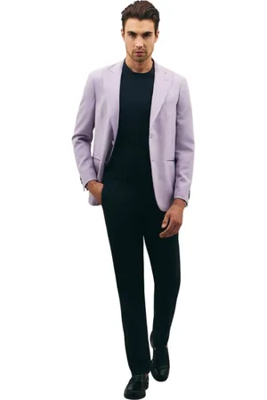 Boglioli Homme, Vestes, Violet, Taille: XL Veste de soirée légère en laine