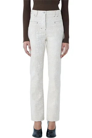 Jacquemus Femme, Jeans, , Taille: W29 Jean Droit Effet Croco