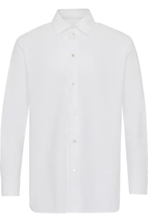 J.W.Anderson Homme, Chemises, Blanc, Taille: L Chemise Oxford Blanche Style Classique