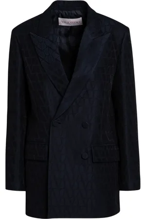 VALENTINO GARAVANI Femme, Vestes, Bleu, Taille: 36 FR Veste Croisée