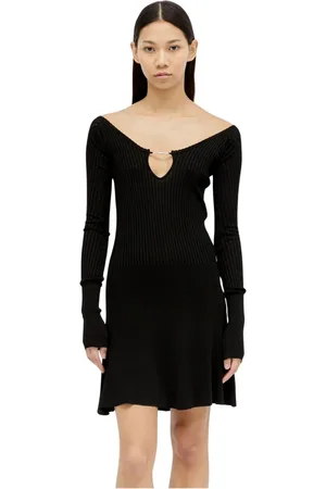 Jacquemus Femme, Robes, Noir, Taille: 40 FR La Mini Robe Pralù Dress