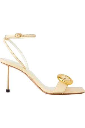 Jacquemus Femme, Chaussures, Jaune, Taille: 37 EU Sandales à Talons Hauts Regalo