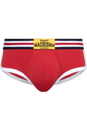 Dsquared2 Homme, Sous-vêtements, Rouge, Taille: S Slip avec logo