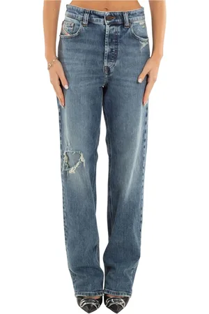 Diesel Femme, Jeans, Bleu, Taille: W29 Vintage Ripped Regular Jeans