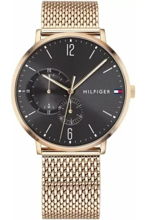 Tommy Hilfiger Homme, Accessoires, Jaune, Taille: ONE Size Montre Brooklyn