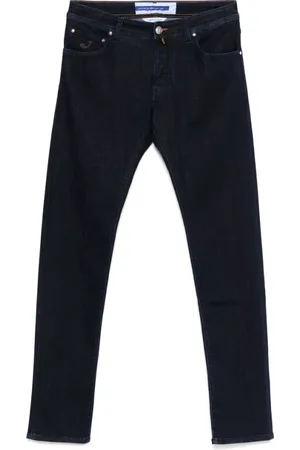 Jacob Cohen Homme, Jeans, Bleu, Taille: W30 Jean Classique Bleu Marine à Cinq Poches