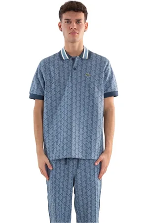 Lacoste Homme, Tops, Bleu, Taille: S Monogram Polo in HGI