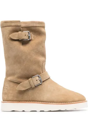 Kenzo Femme, Chaussures, Brun, Taille: 36 EU Bottines en cuir
