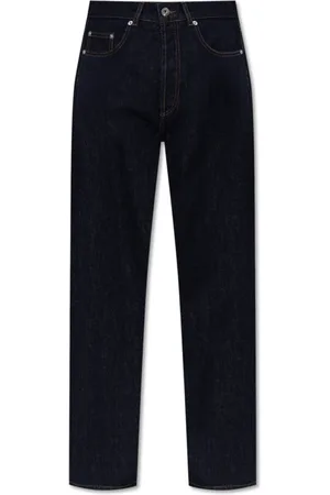 J.W.Anderson Femme, Jeans, Bleu, Taille: W31 Jean Denim Grille Logo