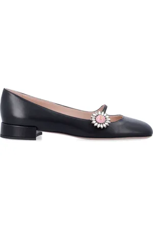 VALENTINO GARAVANI Femme, Chaussures, Noir, Taille: 37 1/2 EU Ballerines Daisy Jewel Mary-Jane