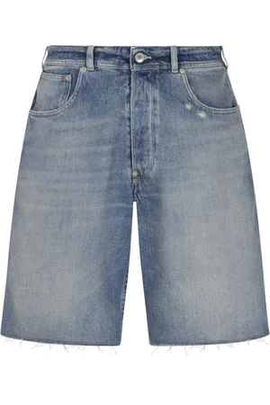 Maison Margiela Homme, Shorts, Bleu, Taille: W32 Shorts Bleus