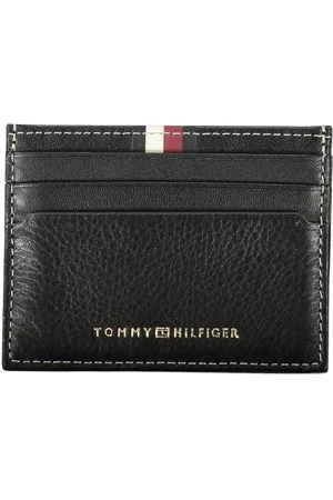 Tommy Hilfiger Homme, Accessoires, Noir, Taille: ONE Size Portefeuille en cuir