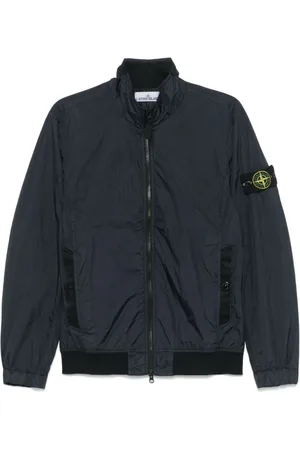 Stone Island Homme, Vestes, Bleu, Taille: 2XL Bomber Jacket