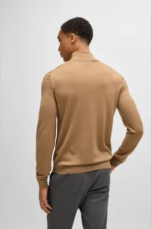 HUGO BOSS Homme, Pulls, , Taille: L Pull Col Roulé Slim Fit
