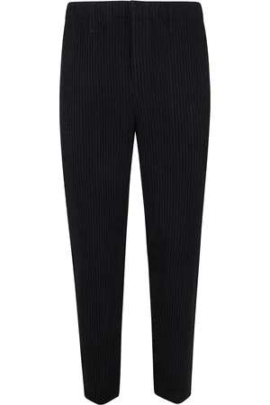 Issey Miyake Homme, Pantalons, Noir, Taille: S Pantalon Léger Effet Laine