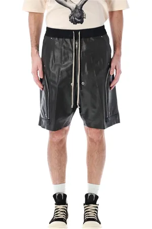 Rick Owens Homme, Shorts, Noir, Taille: L Shorts noirs Bauhaus Bela